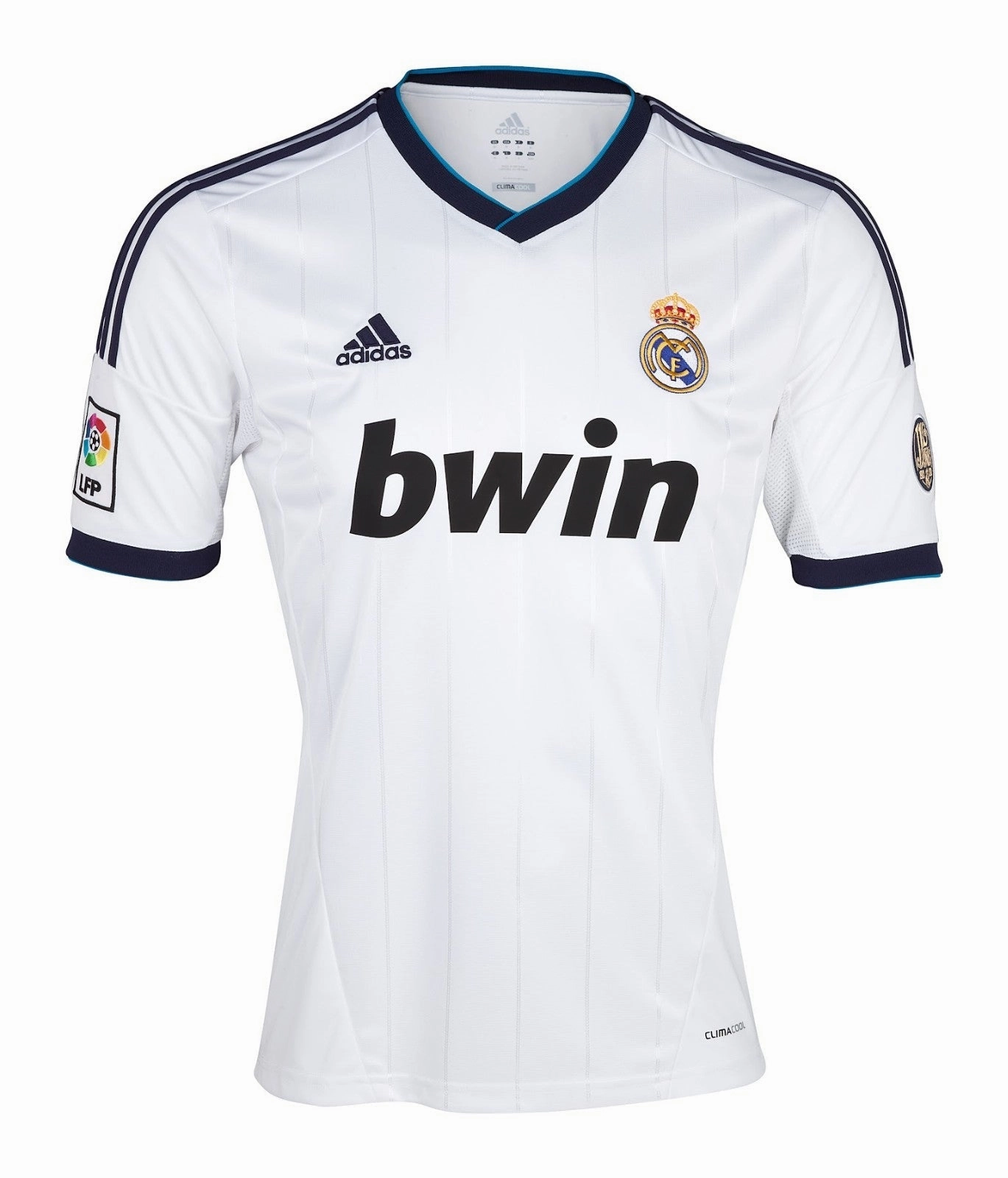 soccer fan cushions Camisa Real Madrid I 12/13 - Verso - Retr football club jackets