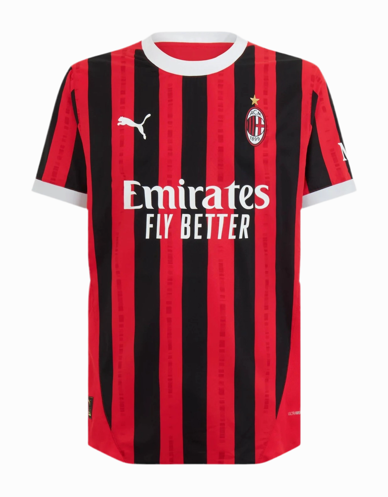 soccer fan flags Camisa Milan I 24/25 - Verso - Torcedor premier league posters