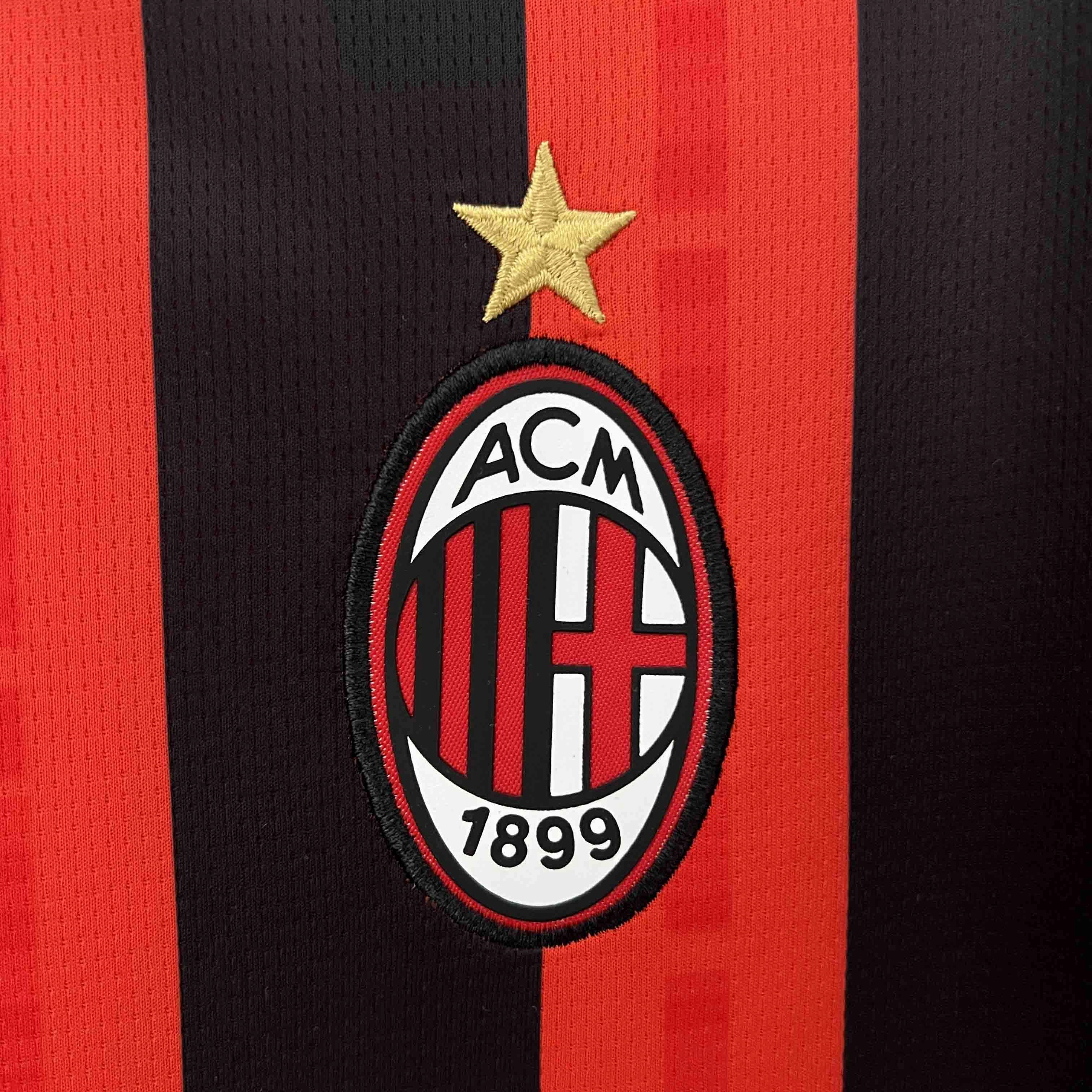 soccer fan flags Camisa Milan I 24/25 - Verso - Torcedor