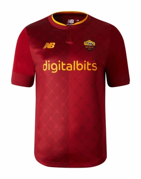 soccer fan jackets Camisa Roma I 22/23 - Verso - Retr premier league posters