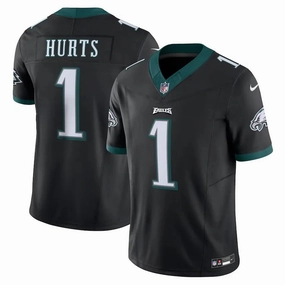 soccer fan jerseys Camisa NFL Philadelphia Eagles Jalen Hurts Nike Limited Jersey Preta football club hoodies