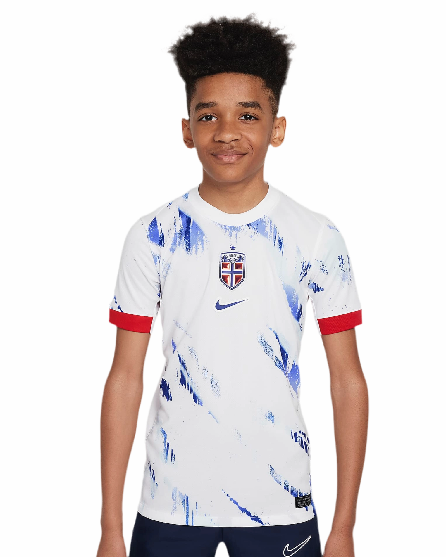 soccer fan mugs Conjunto Noruega II 24/25 - Verso - Infantil football fan lanyards