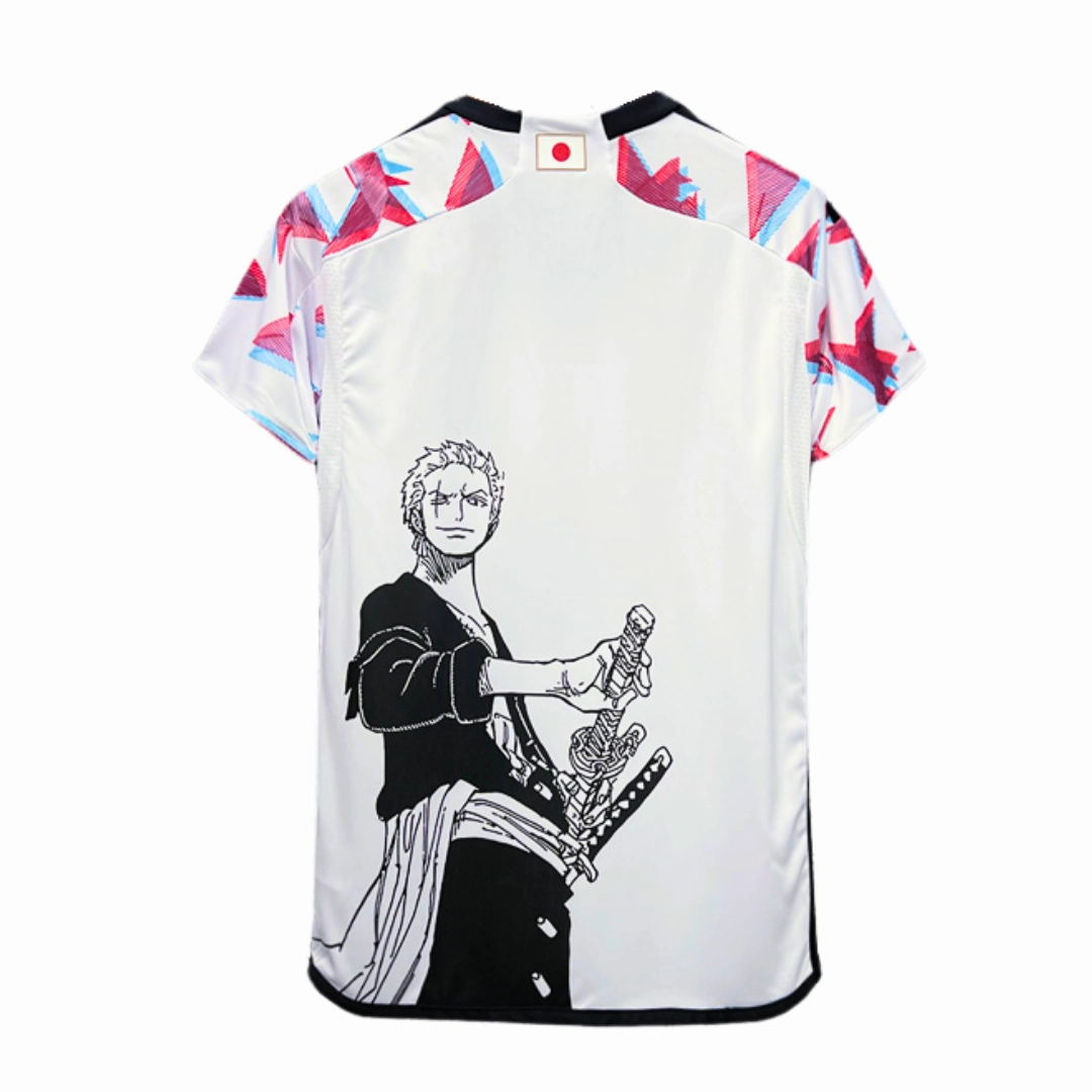 soccer fan pins Camisa Japo Edio Especial One Piece - Zoro 24/25 - Verso - Torcedor
