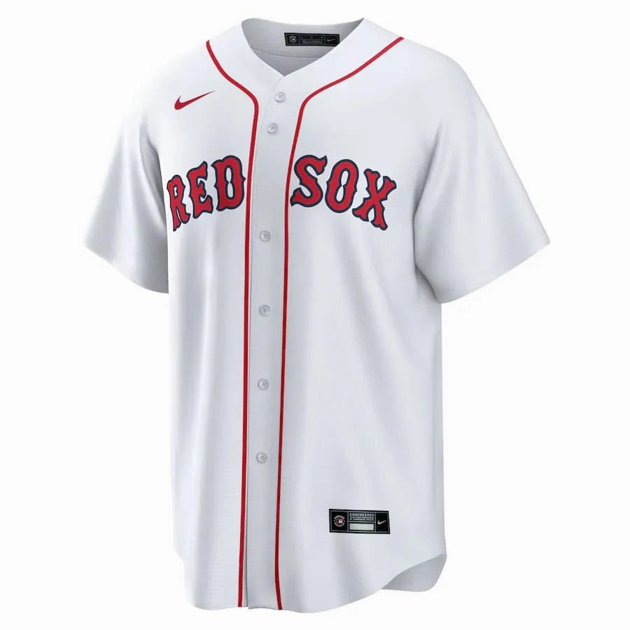 soccer fan pins Camisa MLB Boston Red Sox I Nike Torcedor Masculina Branca