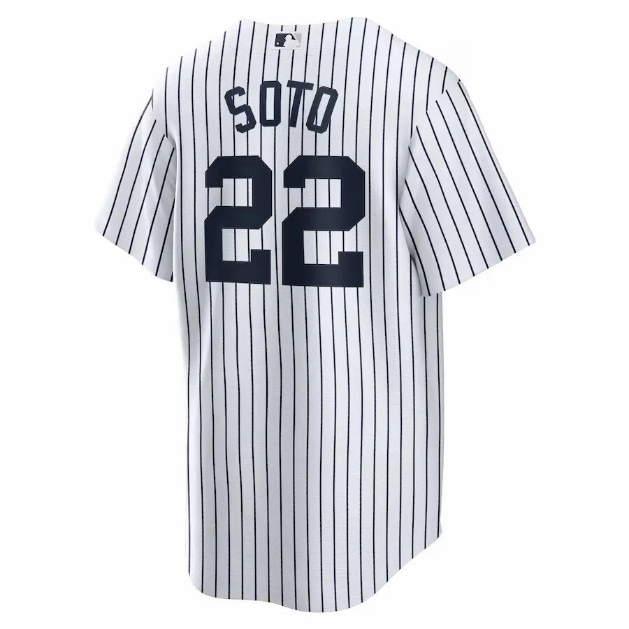 soccer fan pins Camisa MLB New York Yankees Nike I Torcedor Masculina Listrada Juan Soto 22