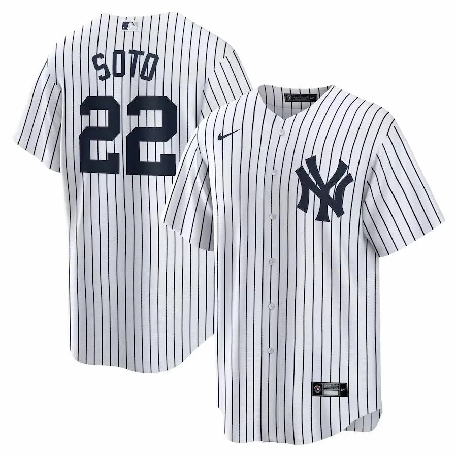 soccer fan pins Camisa MLB New York Yankees Nike I Torcedor Masculina Listrada Juan Soto 22 soccer fan pins