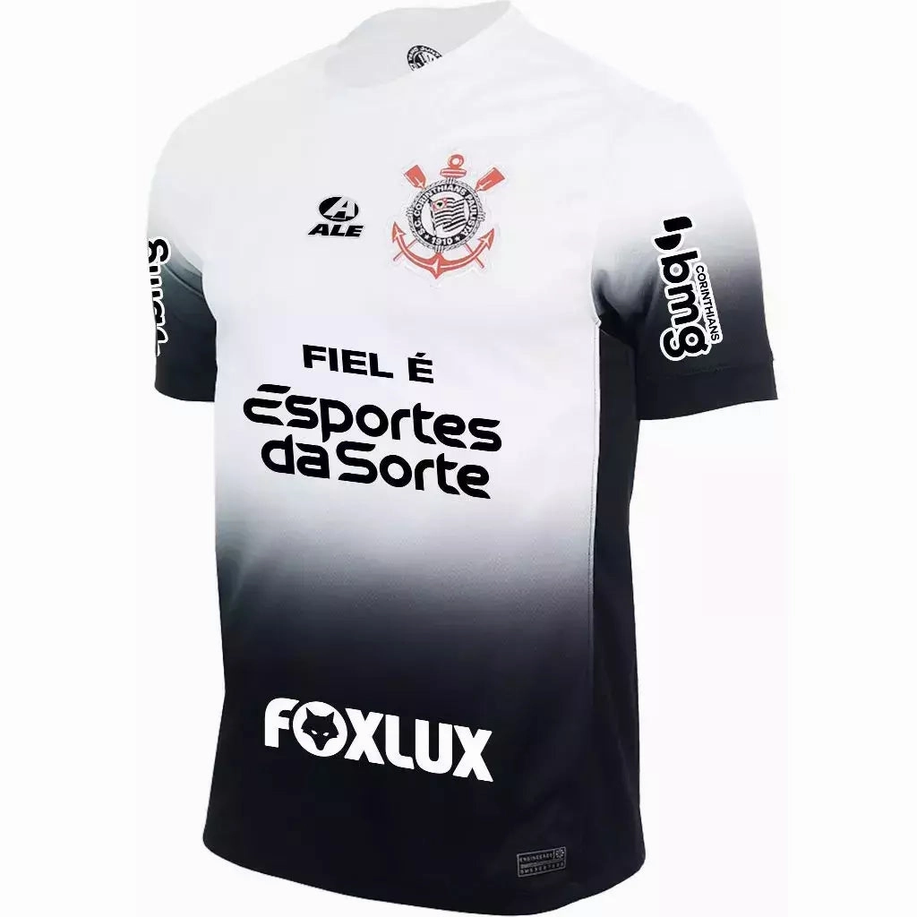 soccer fan stickers Camisa Corinthians I 24/25   Patrocnios - Verso - Torcedor football fan caps