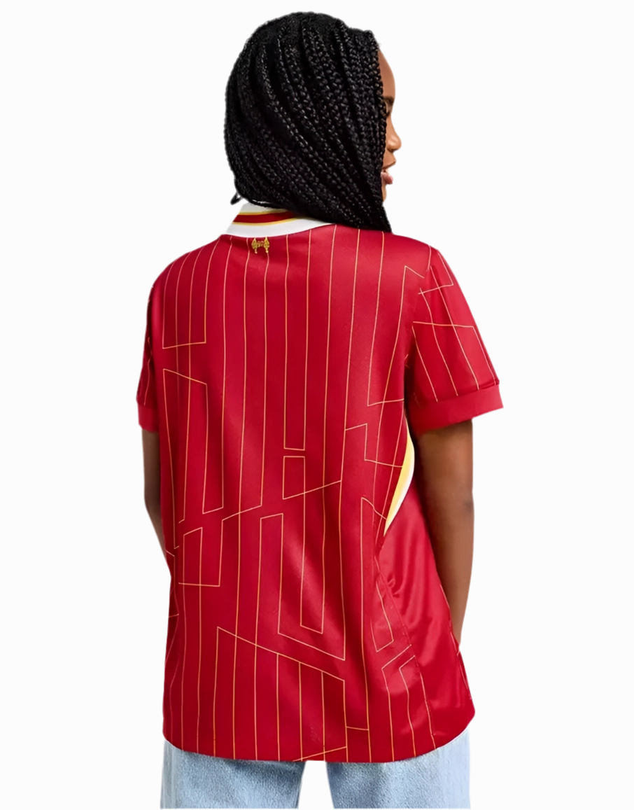 soccer fans apparel Camisa Liverpool I 24/25 - Verso - Feminina