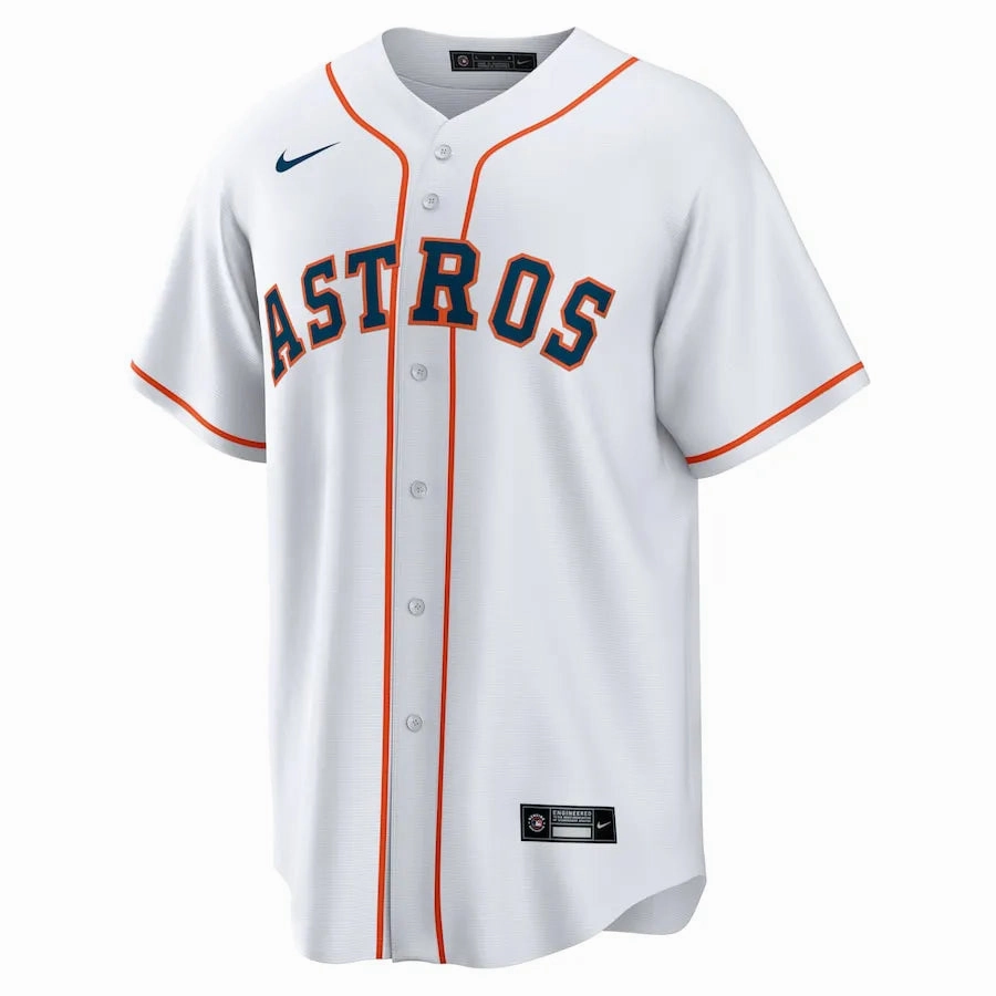 soccer match tickets Camisa MLB Houston Astros Nike White Home Torcedor Masculina Branca