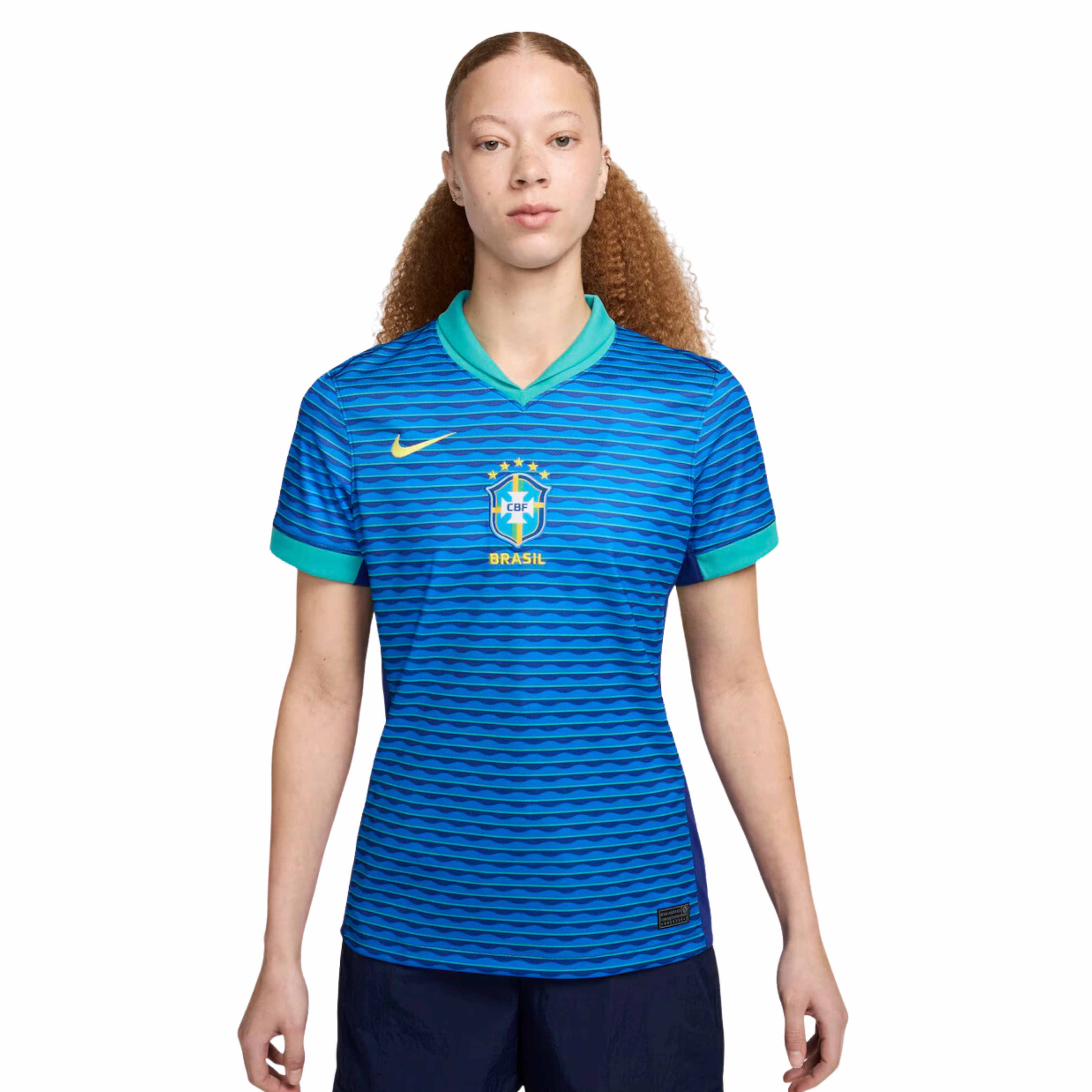 soccer supporter badges Camisa Brasil II 24/25 - Verso - Feminina soccer fan pins