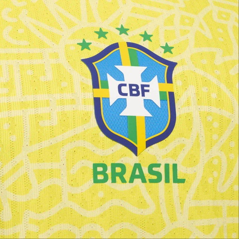soccer supporter flags Camisa Brasil I 24/25 - Verso - Jogador