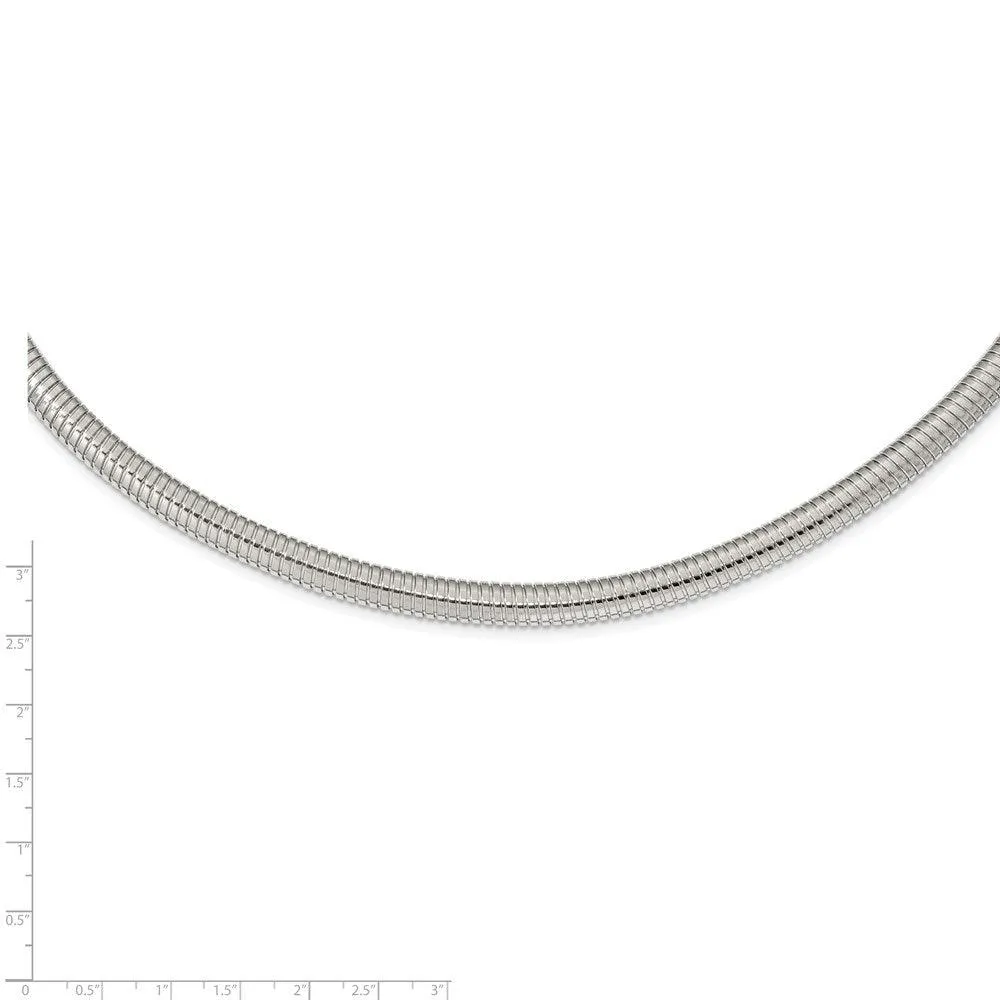Stainless Steel Polished 8mm 18in Necklace