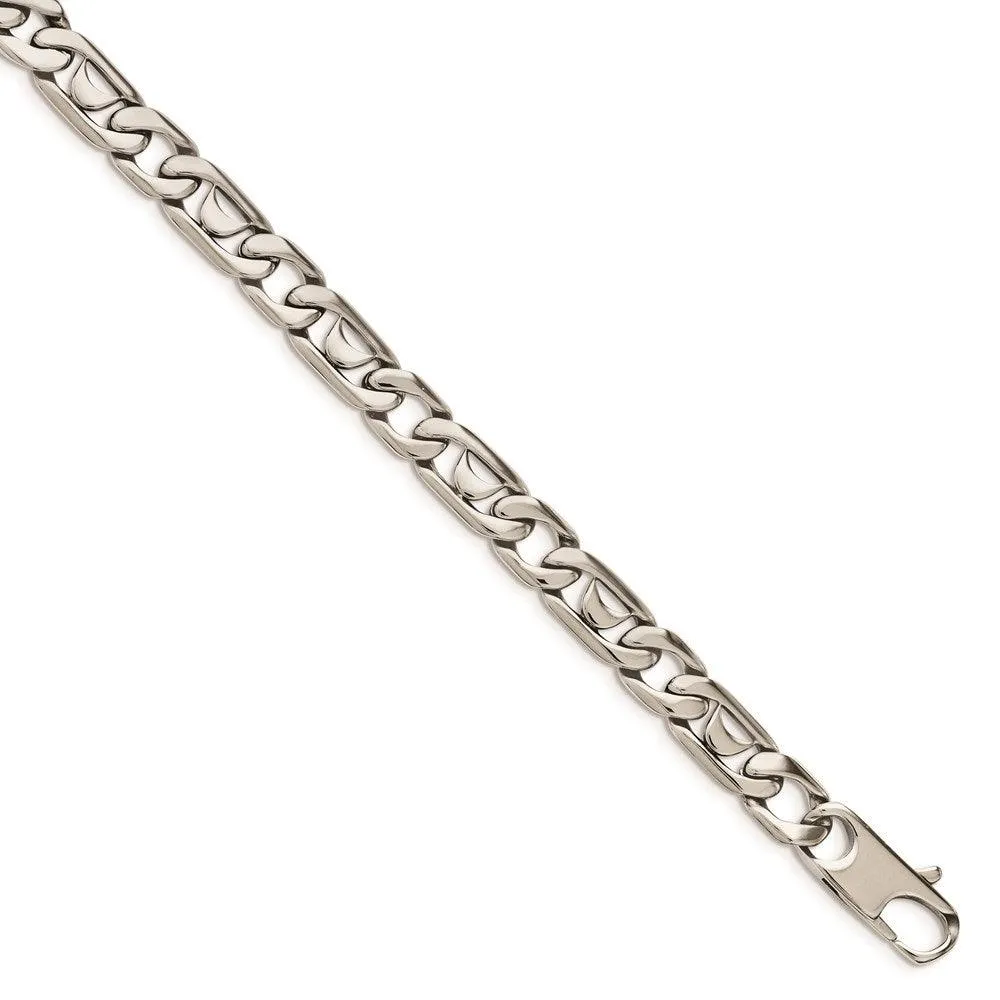 Stainless Steel Polished Links Necklace