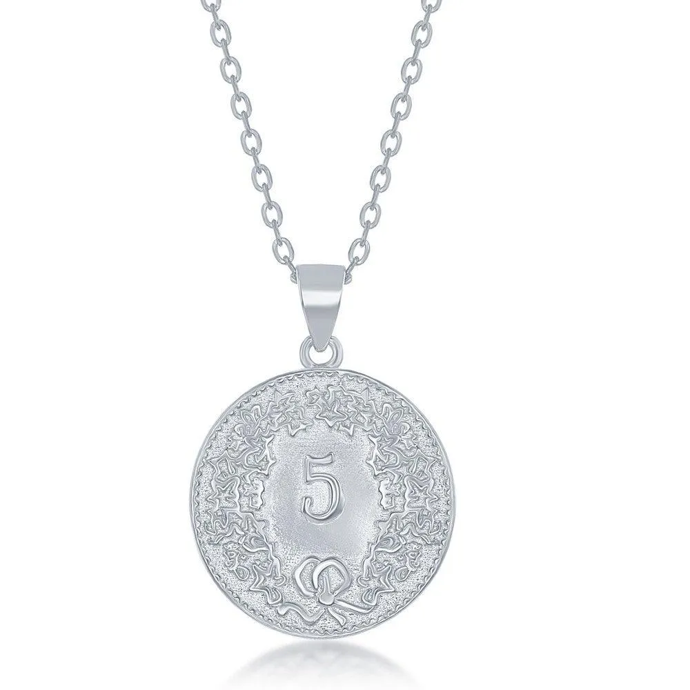 Sterling Silver Confoederatio Helvetica Necklace