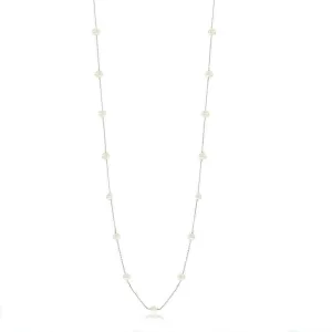Sterling Silver Freshwater Pearls By The Yard Necklace