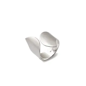 Sterling Silver Petal Ring