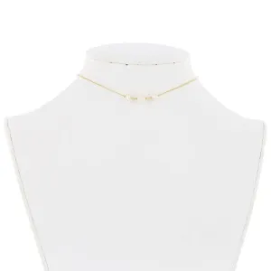 Sterling Silver Three Station FWP Choker Necklace