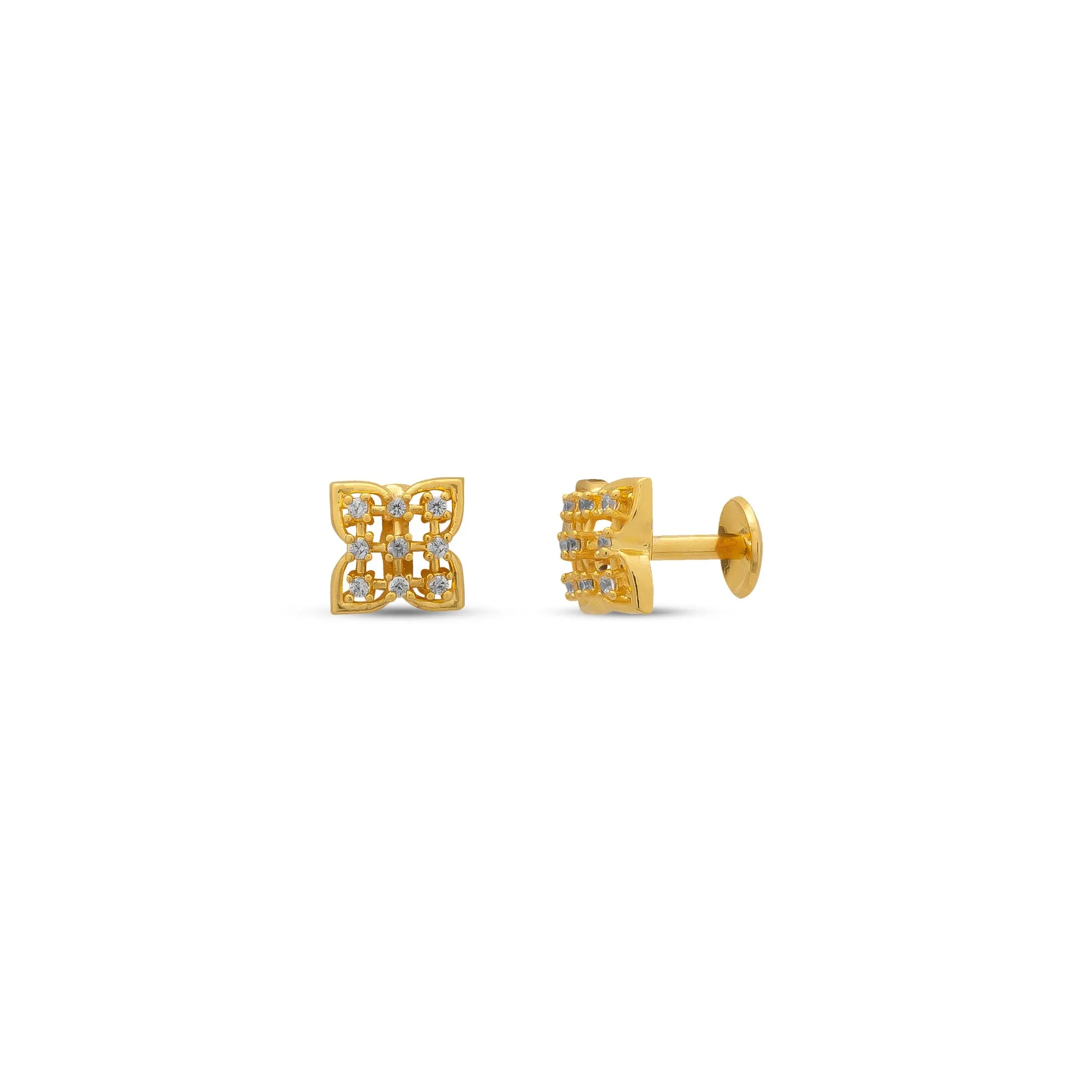STONE EARRING PSST512W-001
