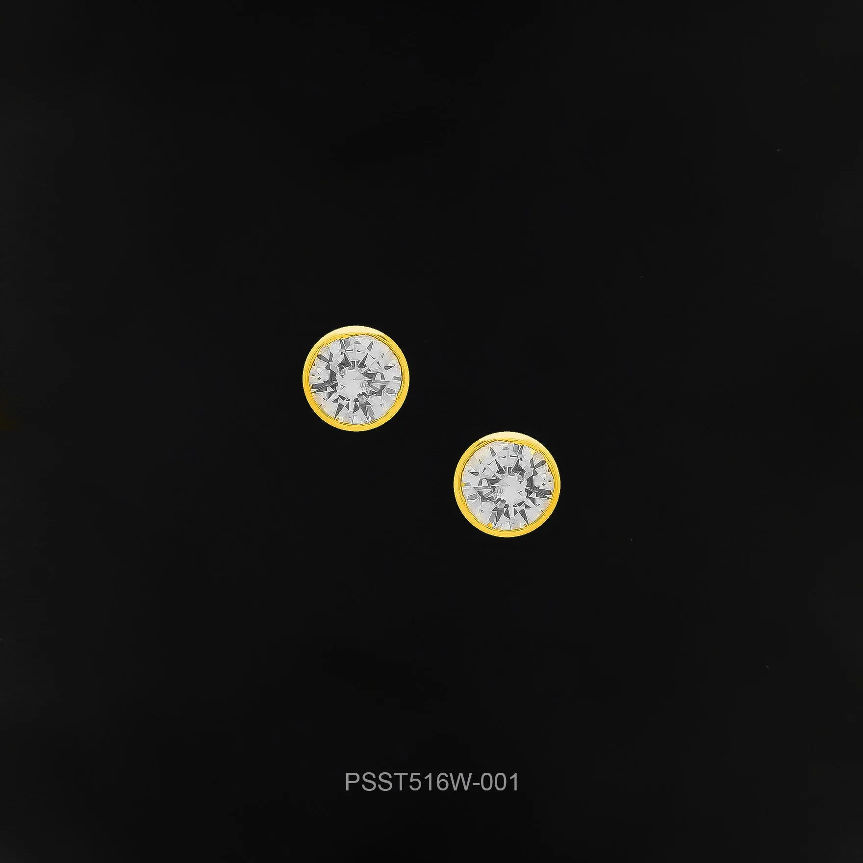 STONE EARRING PSST516W-001