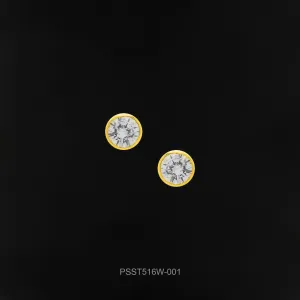 STONE EARRING PSST516W-001