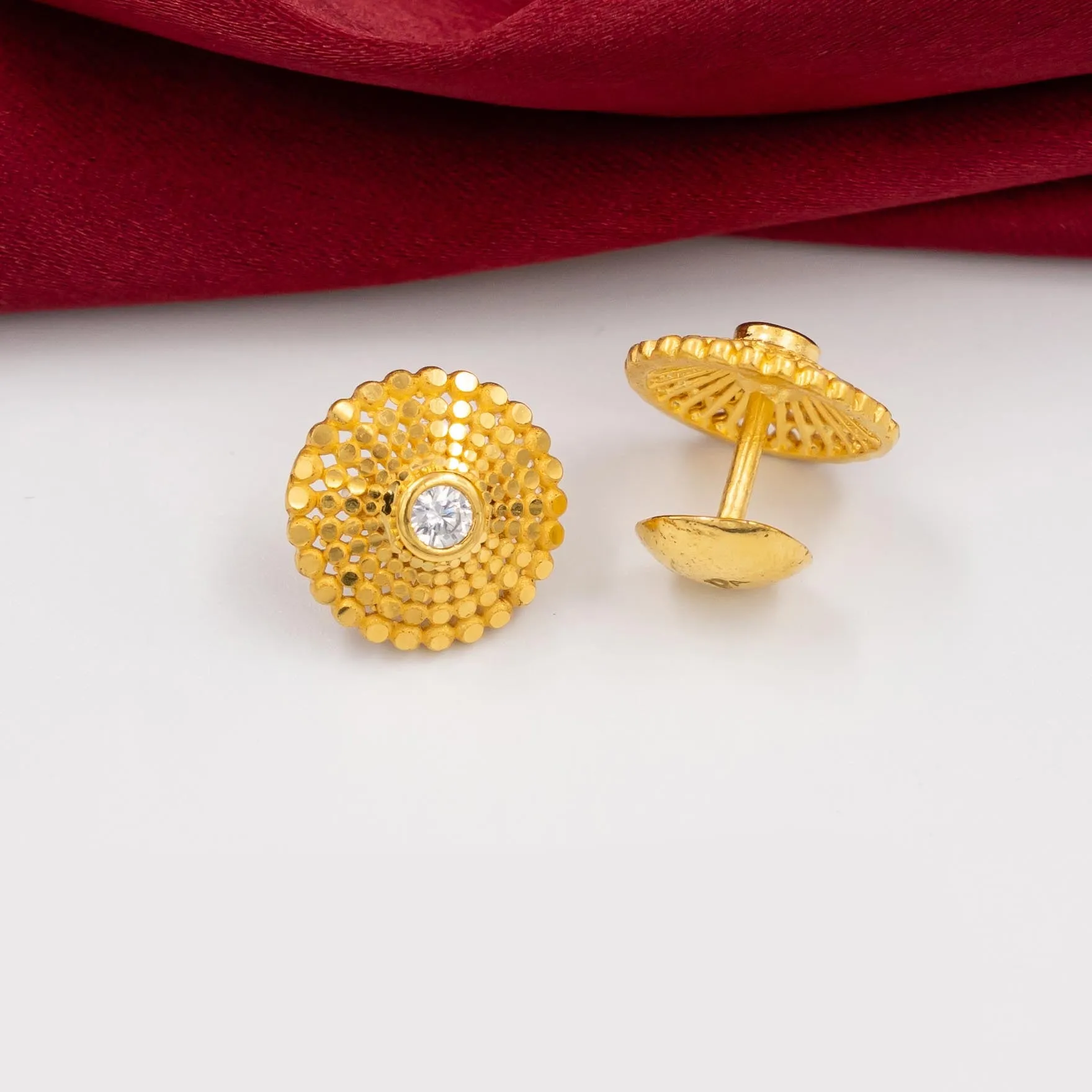 Stone earring PSST91W-09