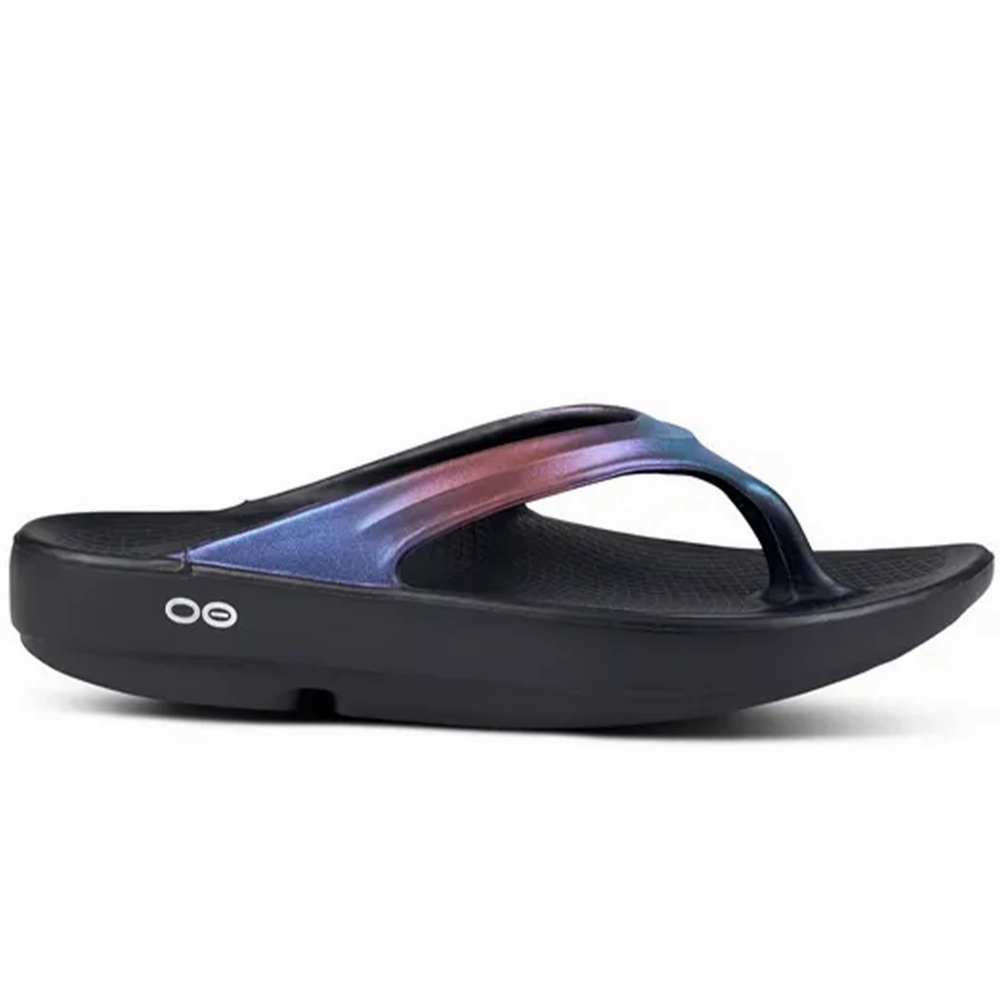 Anime Women's OOFOS Oolala Luxe Thong Nails
