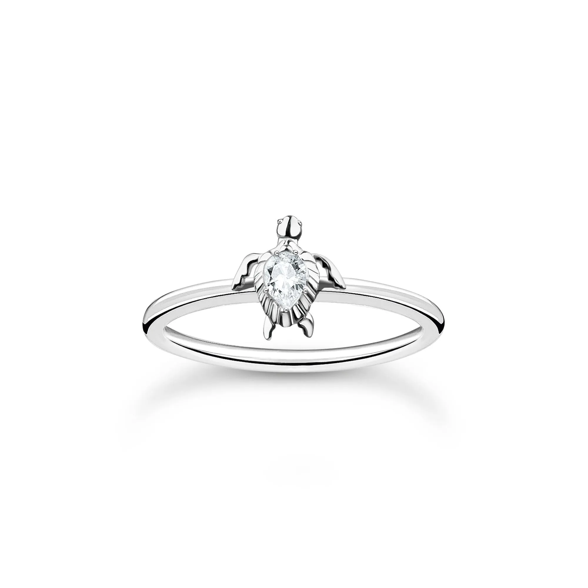 Thomas Sabo Charm Club Sterling Silver Turtle Ring D