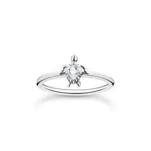 Thomas Sabo Charm Club Sterling Silver Turtle Ring D