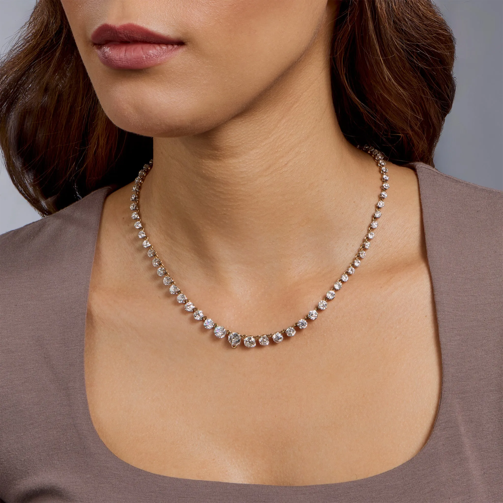 Thos. Kirkpatrick Diamond Rivi??re Necklace