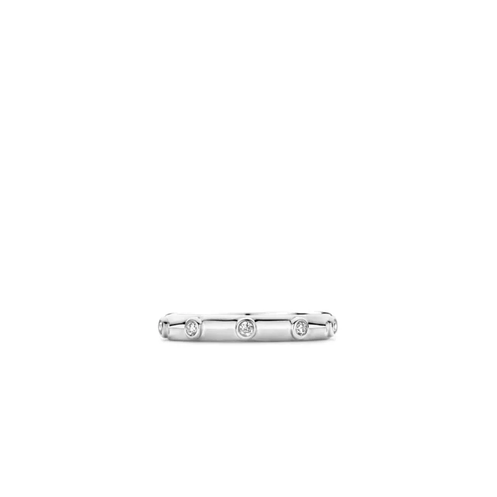 Ti Sento Bezel Set Ring