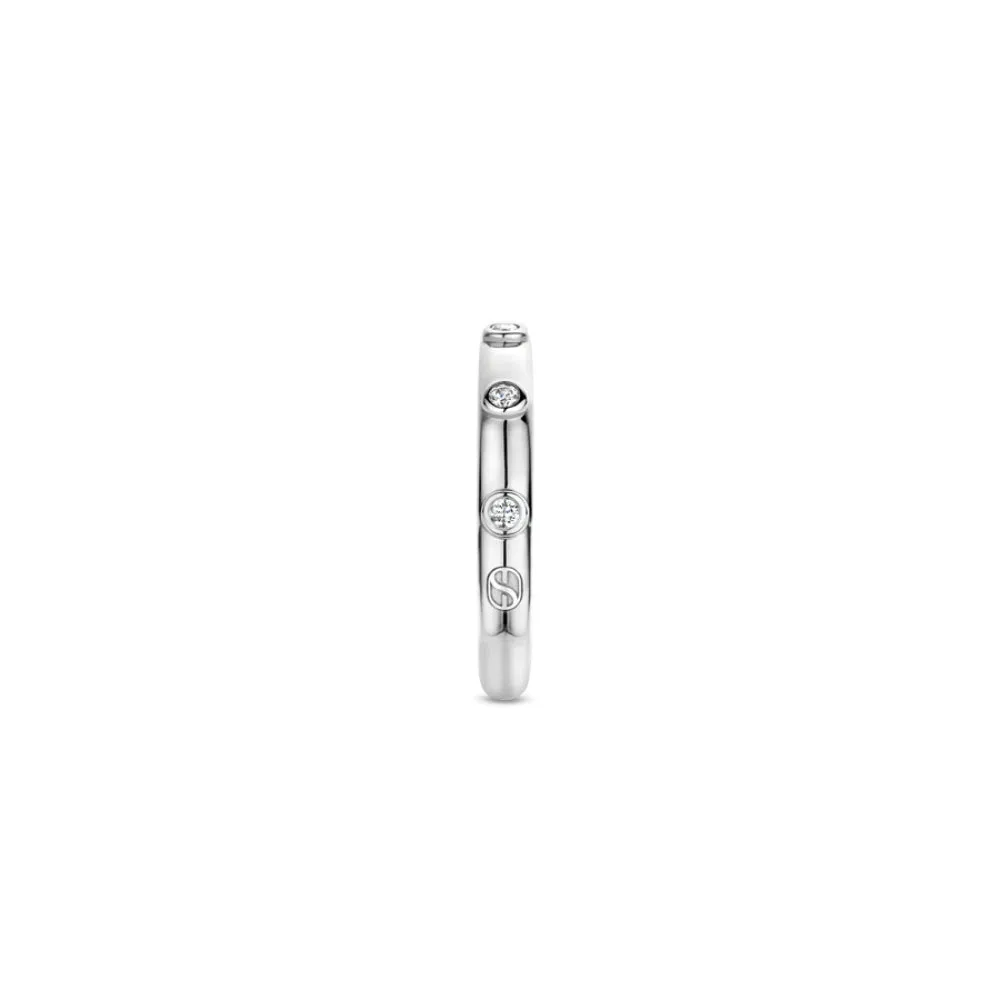 Ti Sento Bezel Set Ring