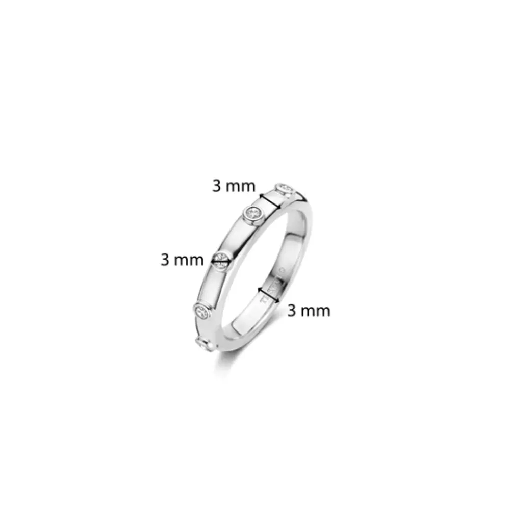 Ti Sento Bezel Set Ring