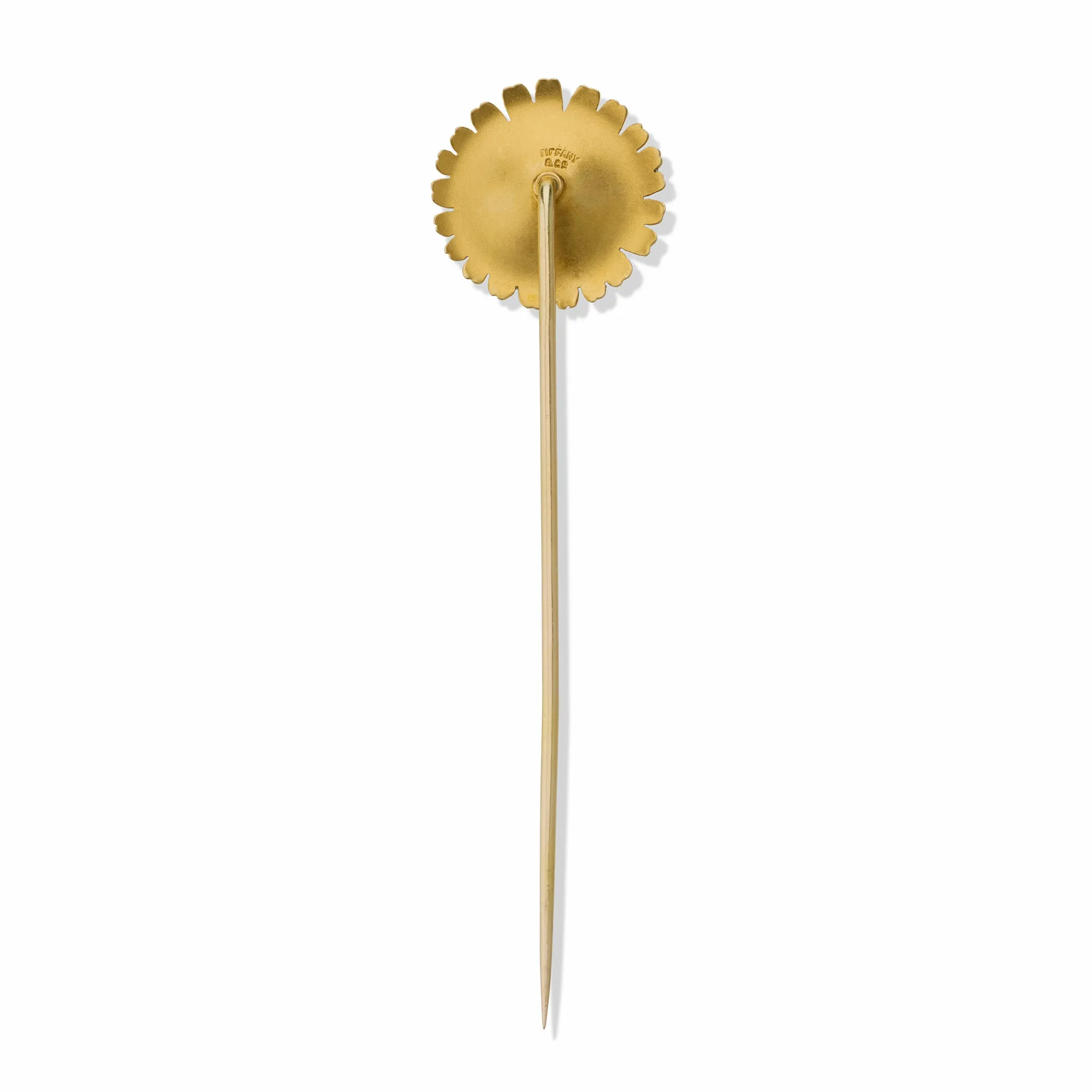 Tiffany & Co. Antique Enamel Daisy Stick Pin