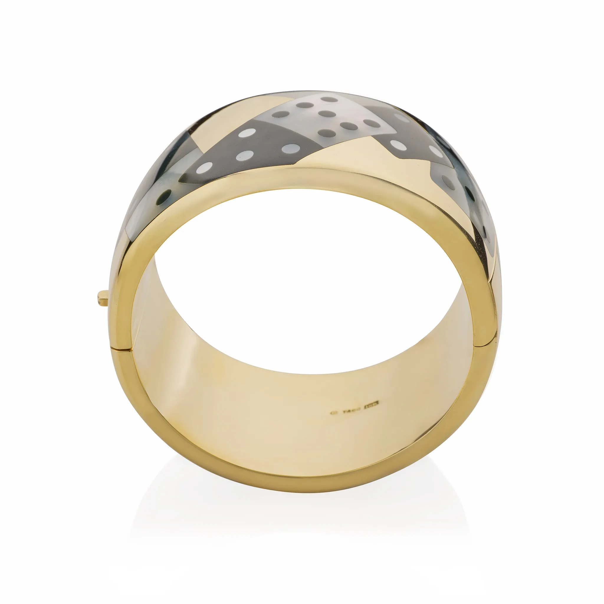 Tiffany & Co. Black Jade and Mother-of-Pearl Dominoes Bracelet