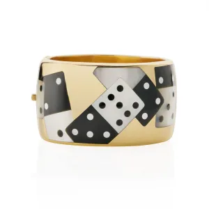 Tiffany & Co. Black Jade and Mother-of-Pearl Dominoes Bracelet