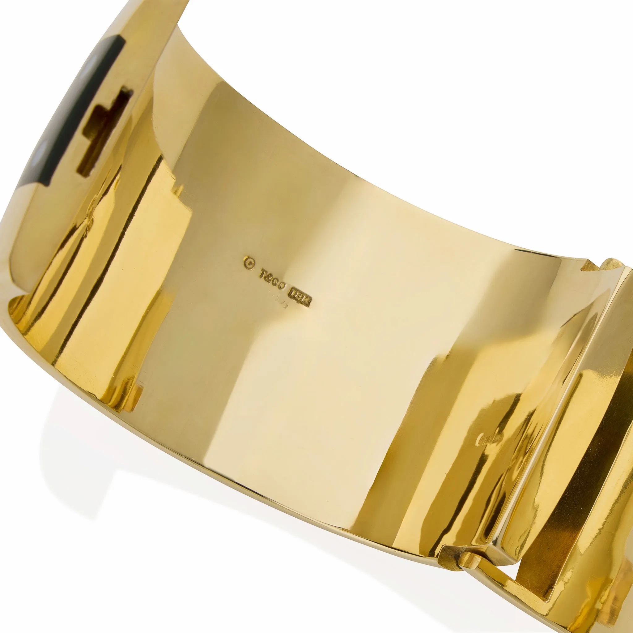 Tiffany & Co. Black Jade and Mother-of-Pearl Dominoes Bracelet