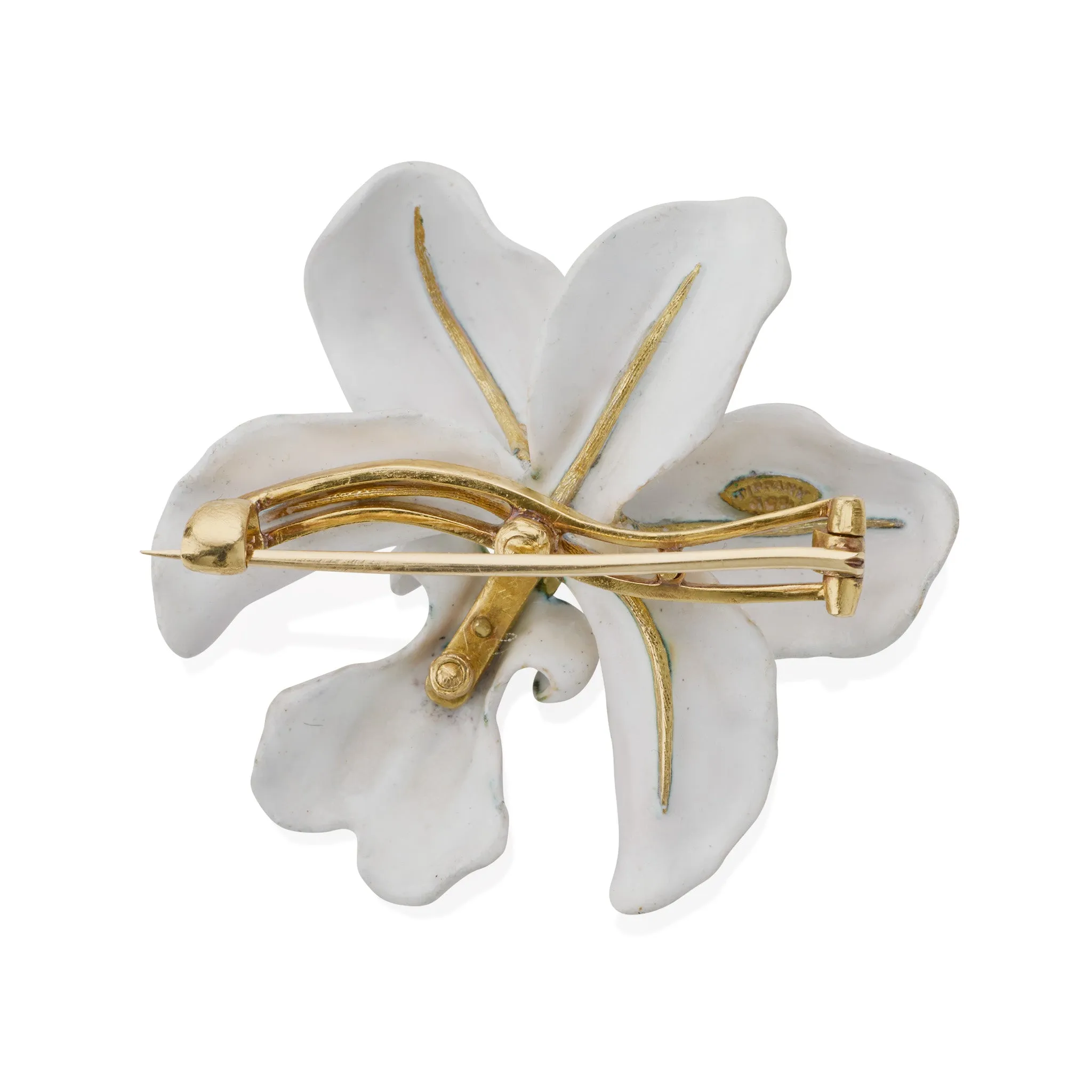 Tiffany & Co. Orchid Brooch, attributed to Paulding Farnham
