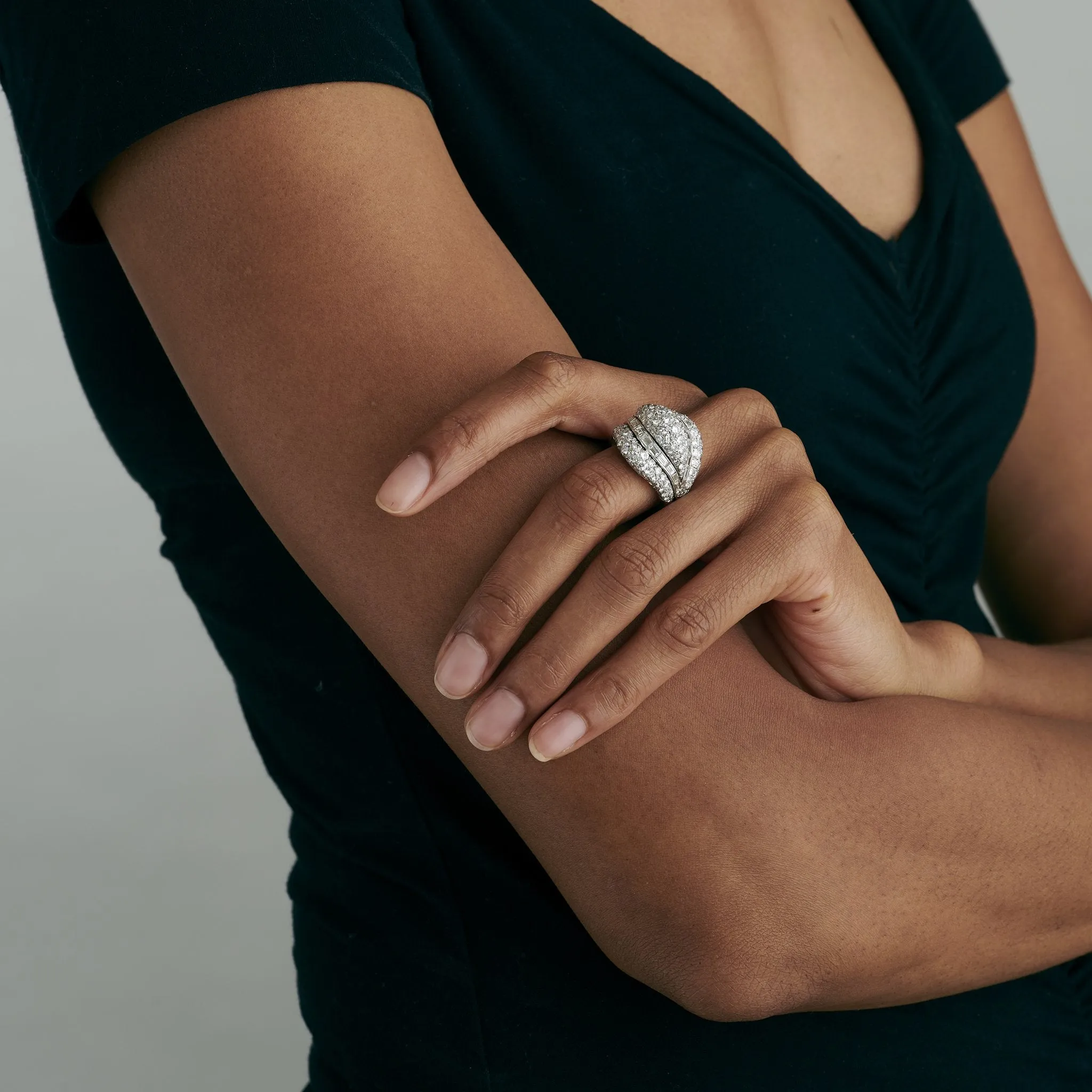 Van Cleef & Arpels Diamond Bomb Ring