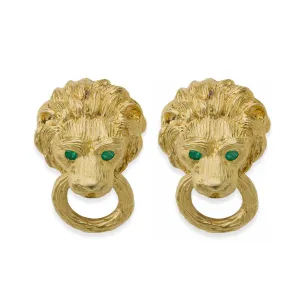 Van Cleef & Arpels Lion Door Knocker Earrings