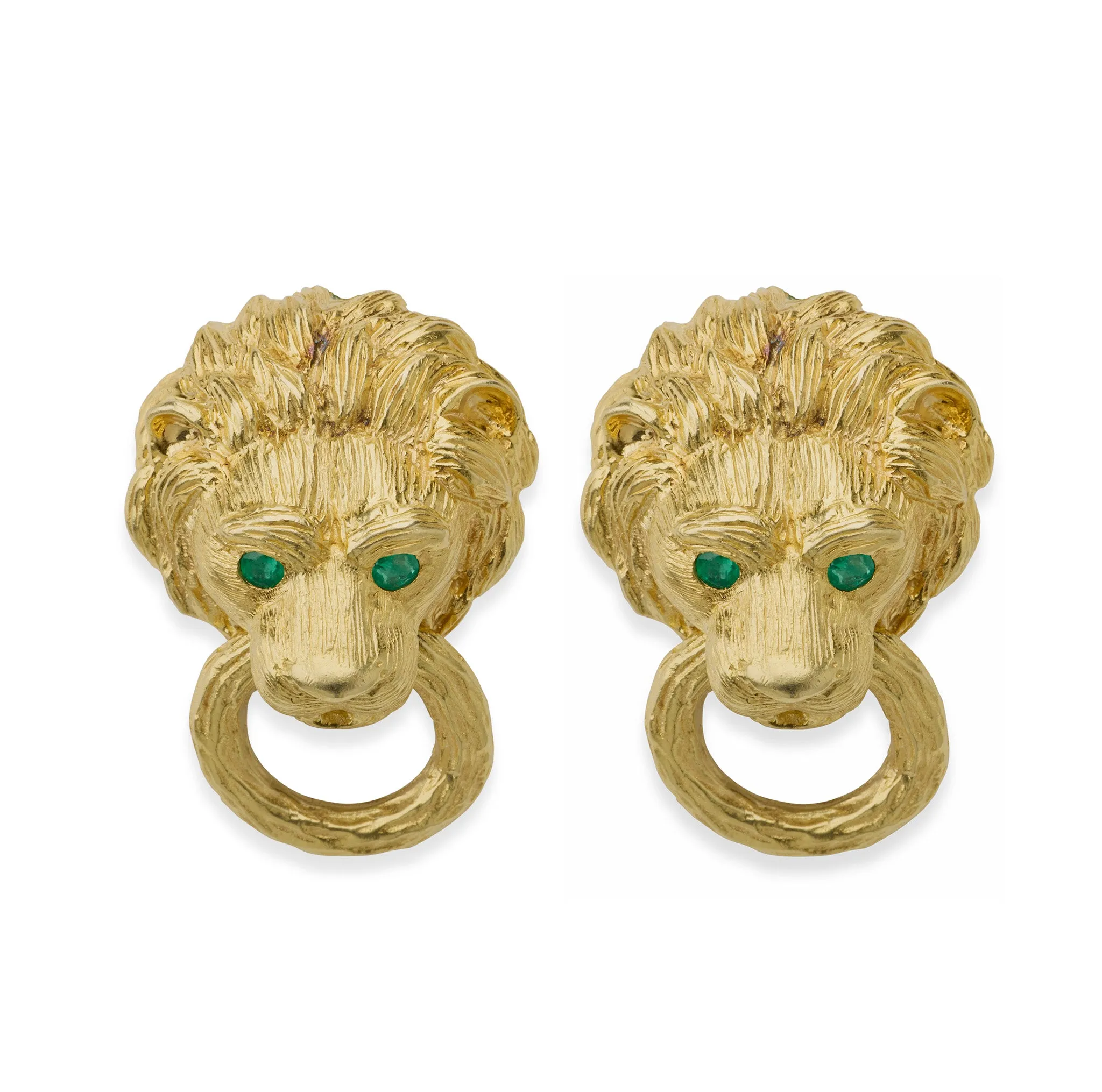 Van Cleef & Arpels Lion Door Knocker Earrings