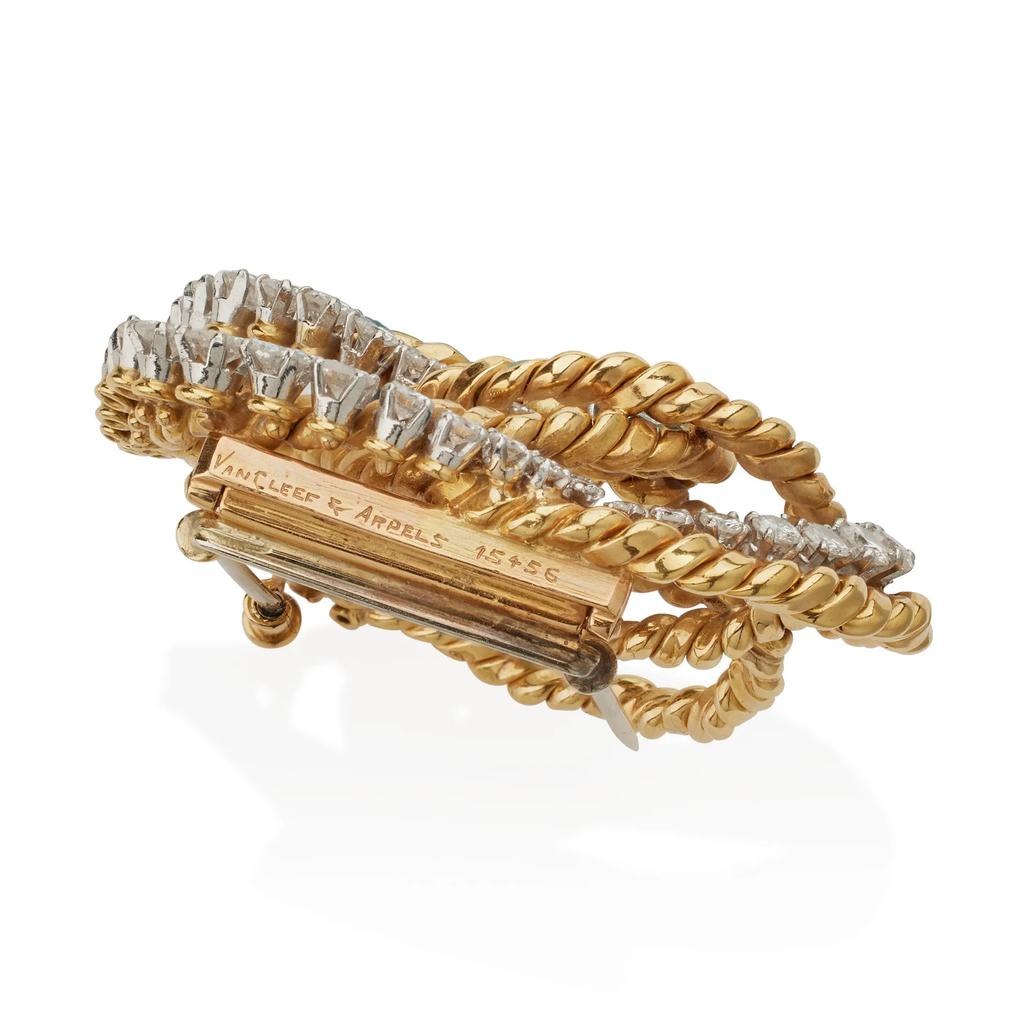 Van Cleef & Arpels Paris Diamond Knot Brooch