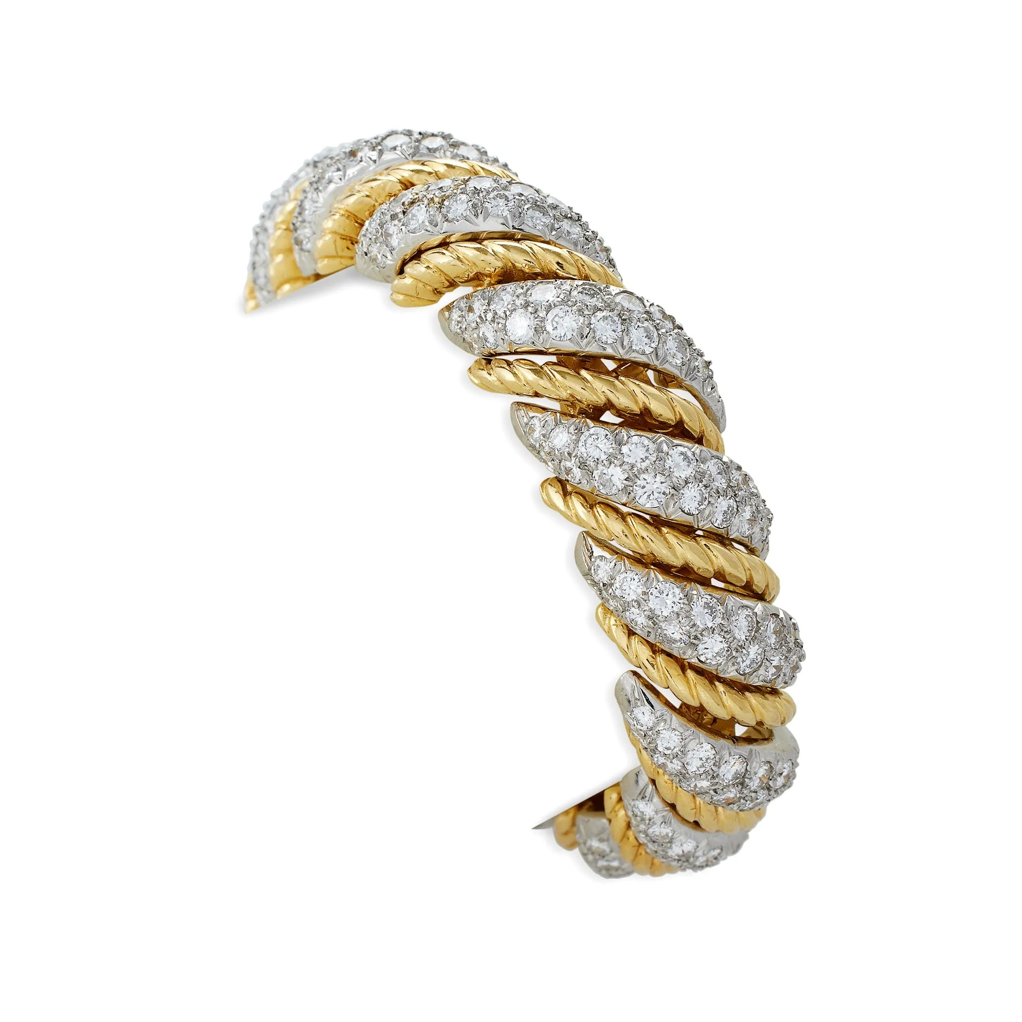 Van Cleef & Arpels Paris Ropetwist Diamond Bracelet, Verger Frres