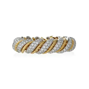 Van Cleef & Arpels Paris Ropetwist Diamond Bracelet, Verger Frres