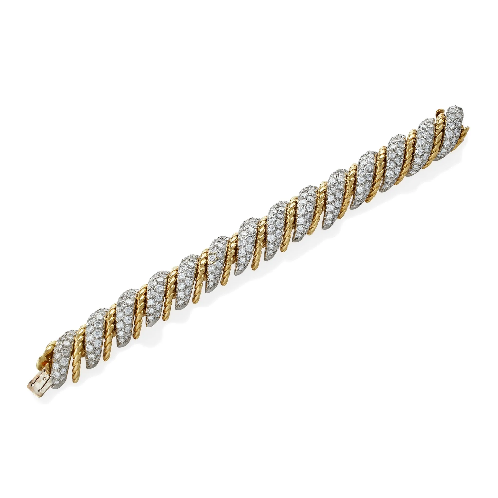 Van Cleef & Arpels Paris Ropetwist Diamond Bracelet, Verger Frres