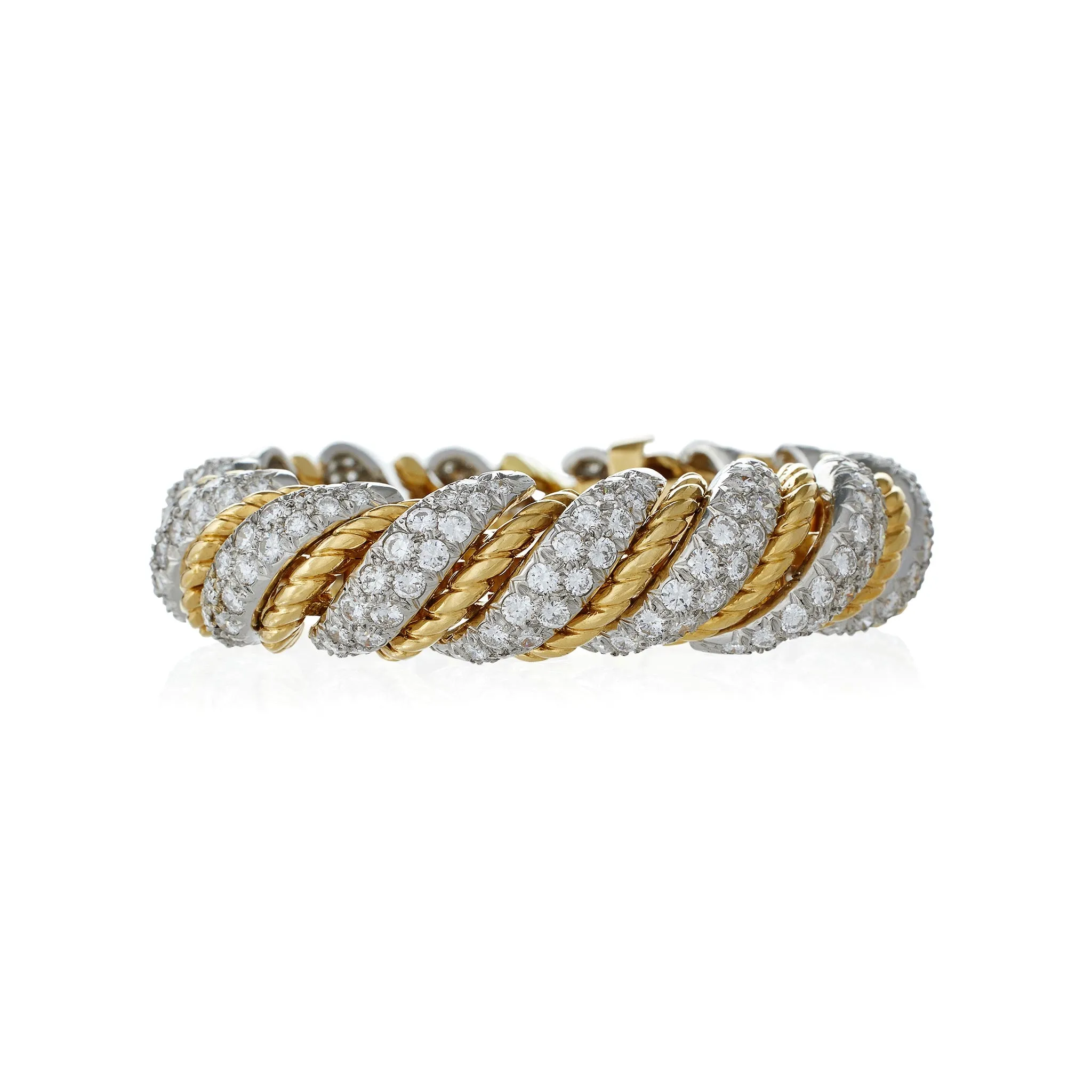 Van Cleef & Arpels Paris Ropetwist Diamond Bracelet, Verger Frres