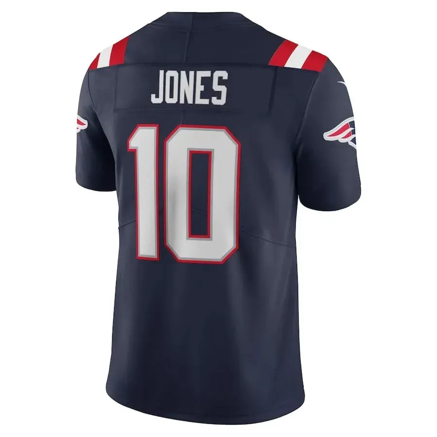 vintage football shirts Camisa NFL New England Patriots Mac Jones Nike Limited Jersey Azul