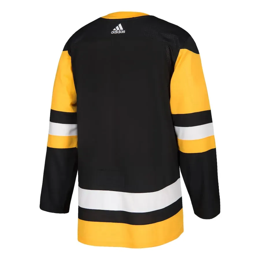 vintage football shirts Camisa NHL Pittsburgh Penguins Adidas Home Jersey Preta Masculina