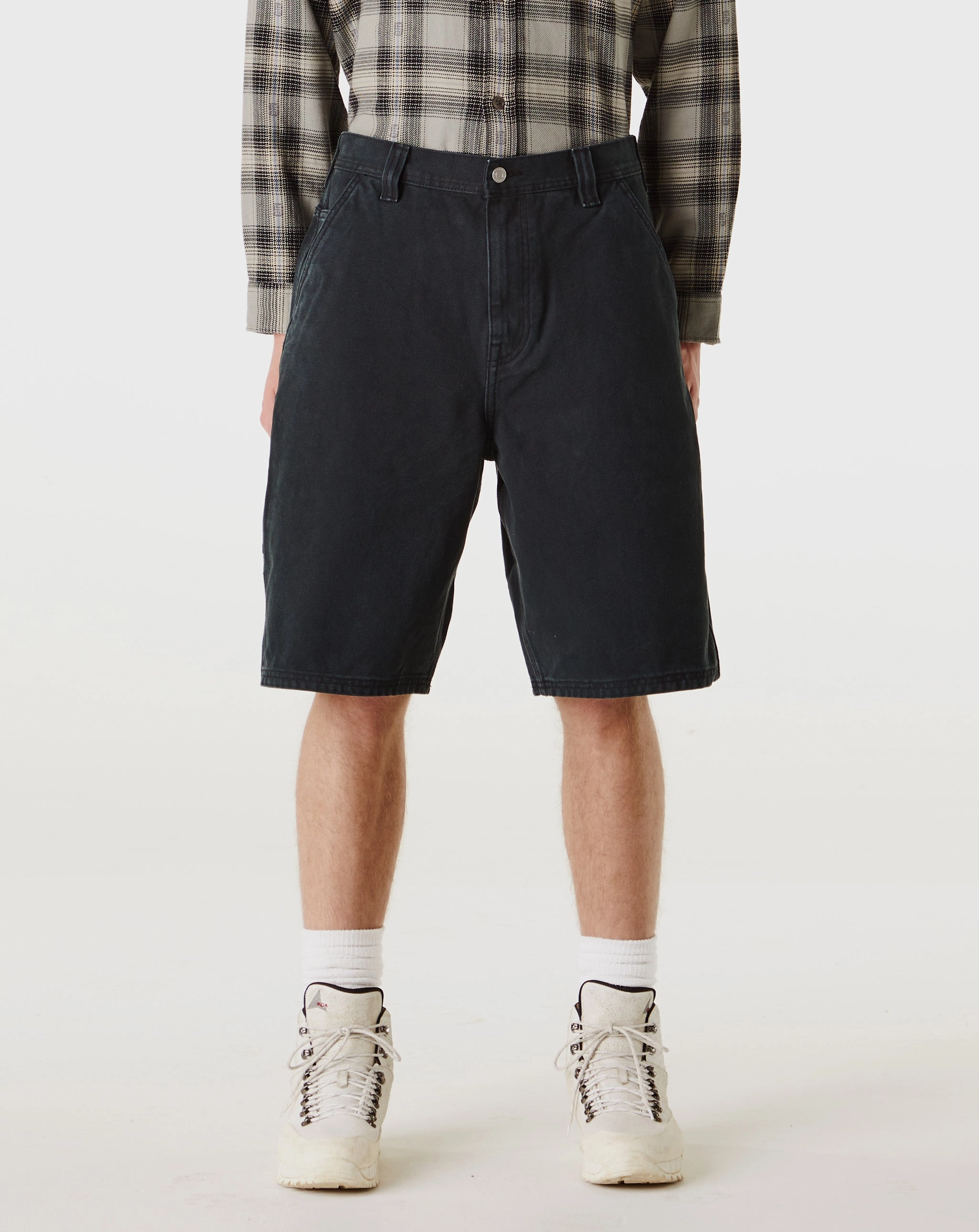 Washed Canvas Work Shorts