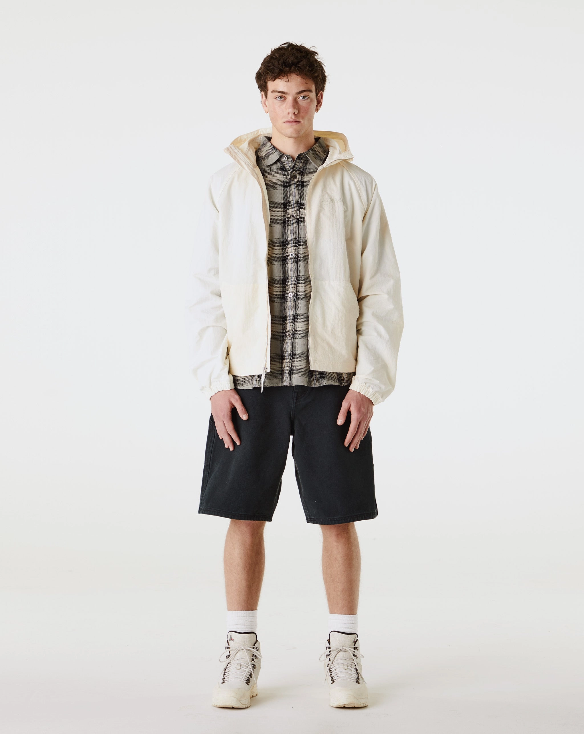 Washed Canvas Work Shorts