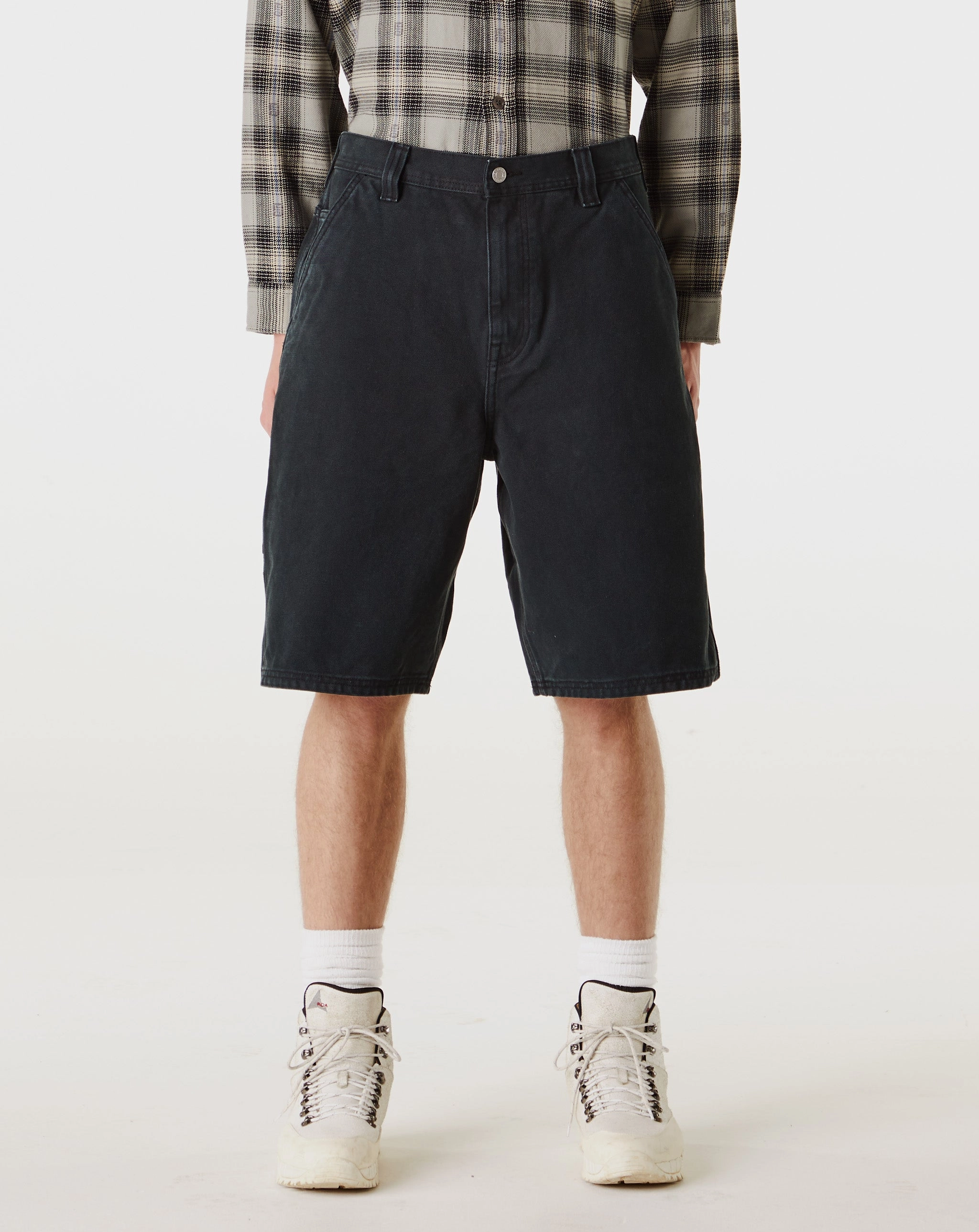 Washed Canvas Work Shorts